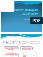 Cumulative Histogram Equalization