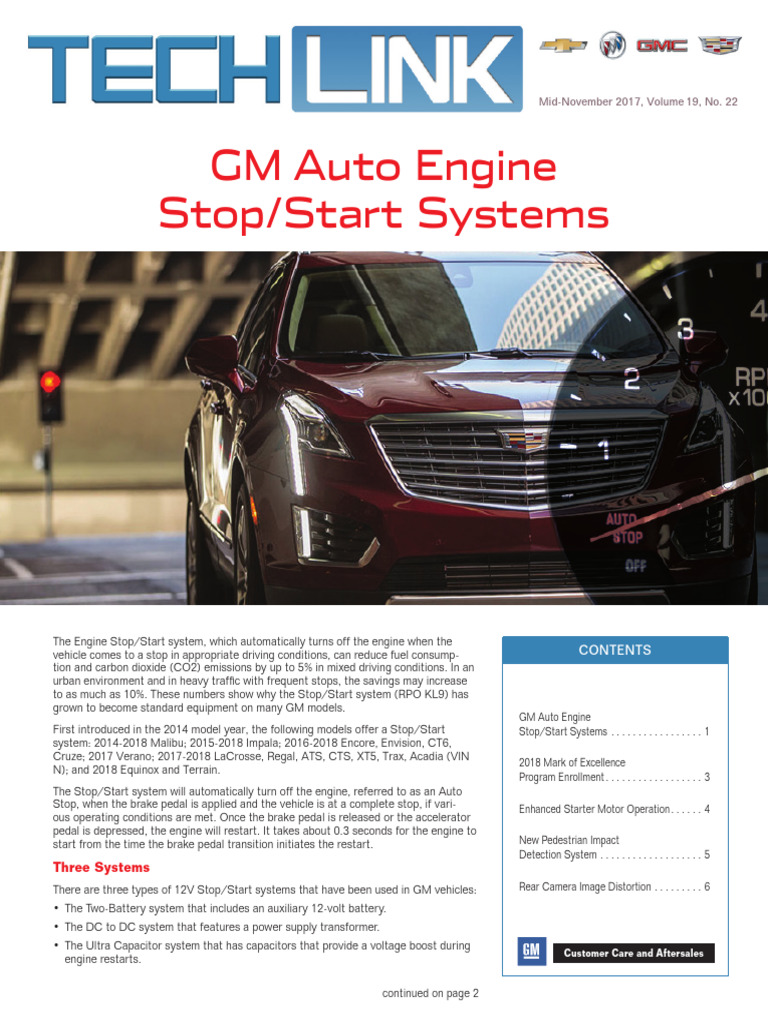 GM Auto Engine Stop/Start Overview | PDF | Direct Current | Power Supply