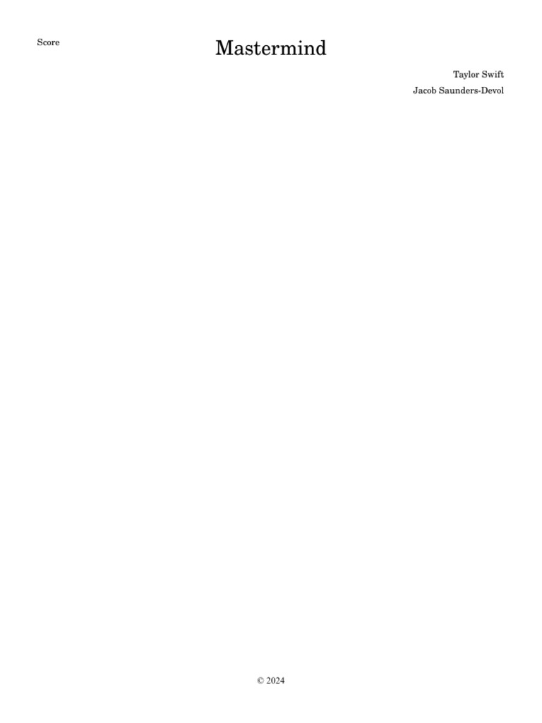 Mastermind Final Draft | PDF | Trombone | Elementary Organology