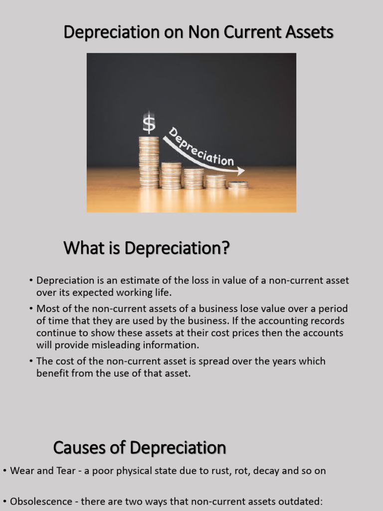 Depreciation on Non Current Assets | PDF | Depreciation | Debits And ...