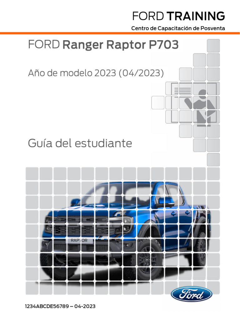 Ranger Raptor Guía Del Estudiante V1 02-04 | PDF | Sistema de freno ...