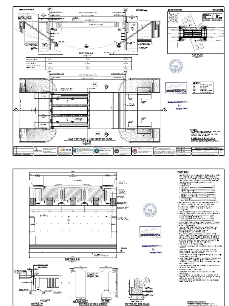 Minor Bridge Arrangement Drawing | PDF