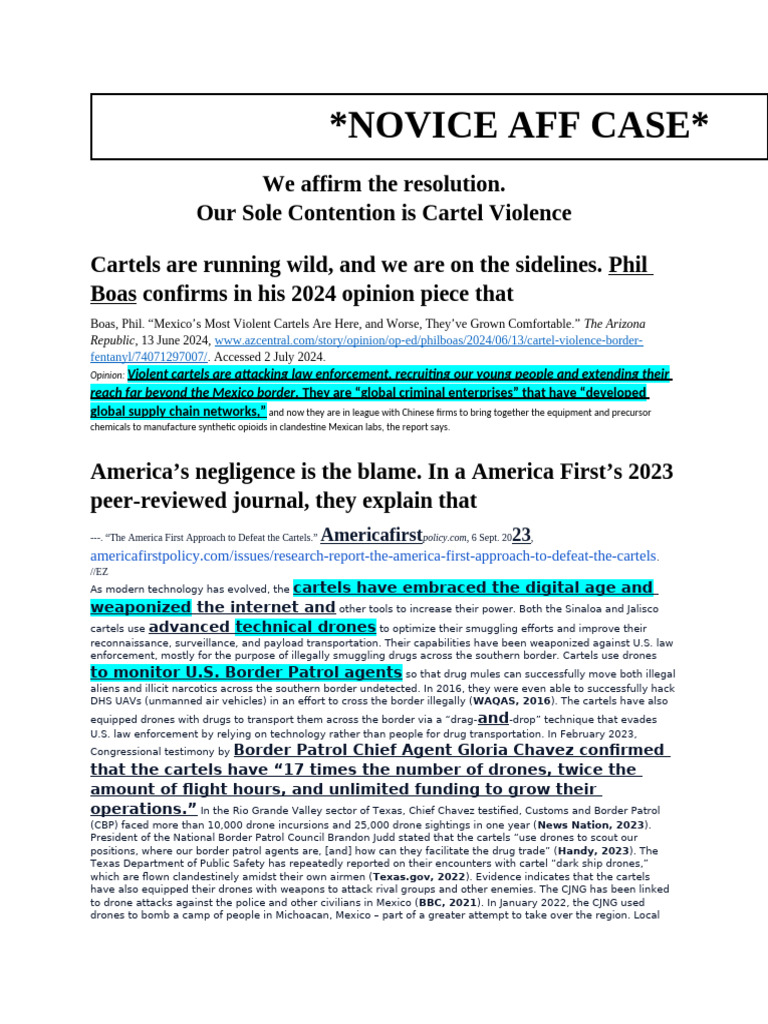 AFF Case | PDF | Sinaloa Cartel | U.S. Customs And Border Protection