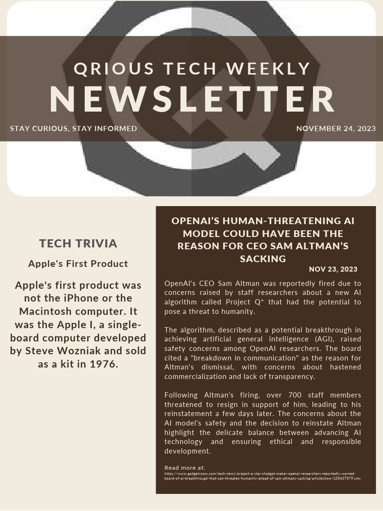 Qrious_Tech Newsletter | PDF | Initial Public Offering | Artificial ...