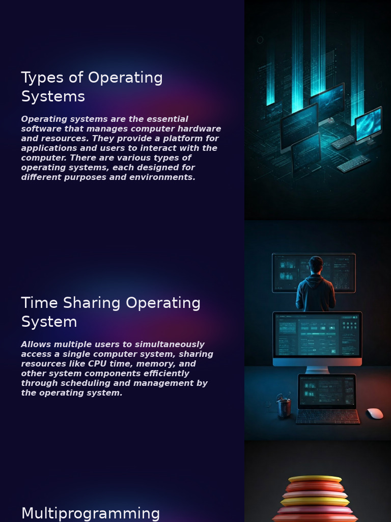 Types of Operating Systems | PDF