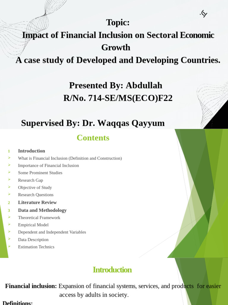 Financial Inclusion's Impact on Economic Growth | PDF | Economic Growth ...