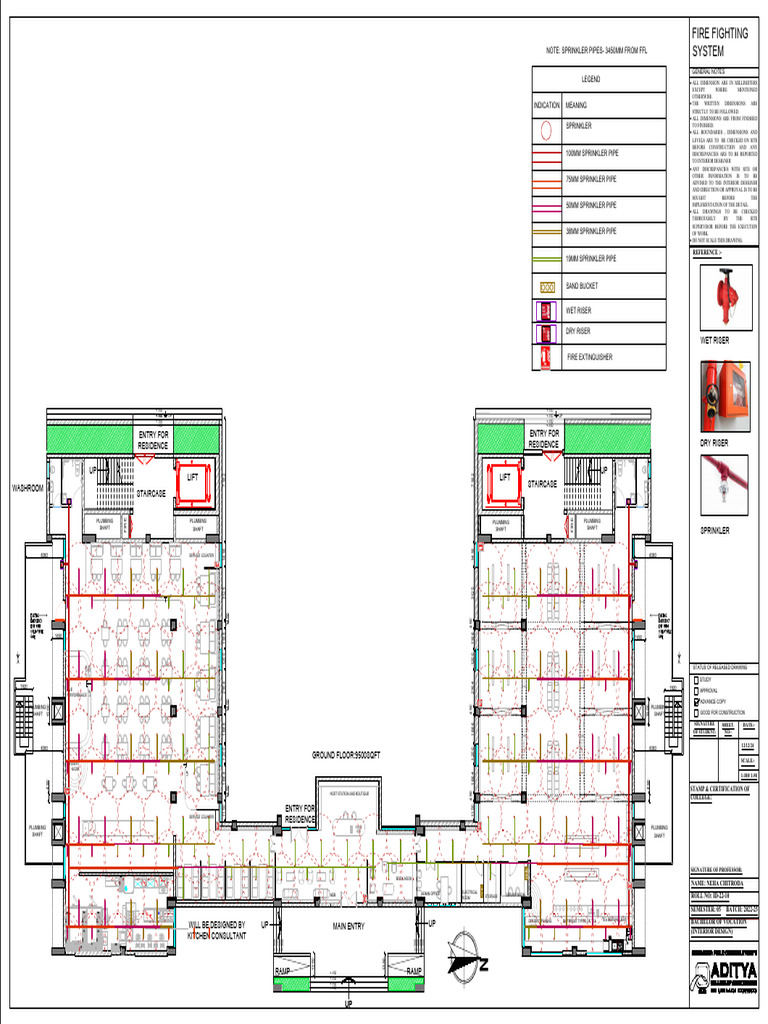 Fire Fighting | PDF | Fire Sprinkler System | Civil Engineering