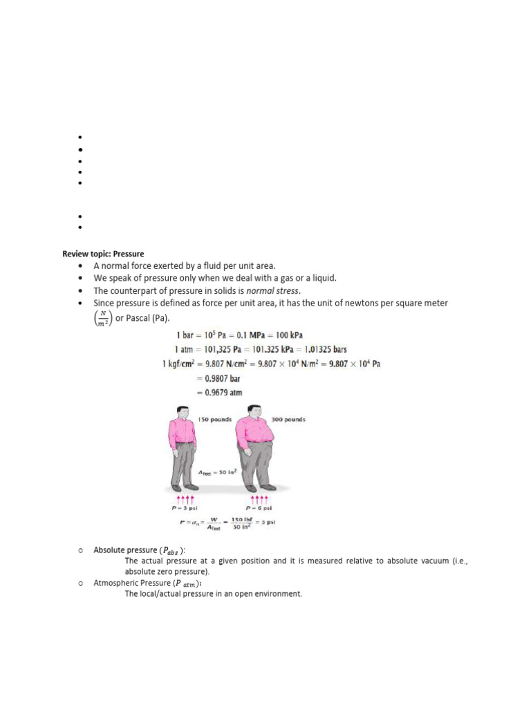 Module 3 - FLUID FLOW BASIC EQUATIONS-printable | PDF | Pressure ...