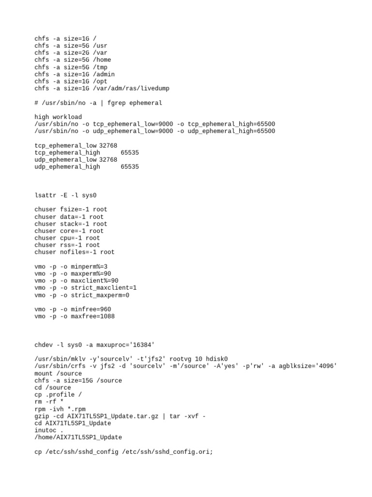 AIX VMO and Maxuproc Configuration Guide | PDF