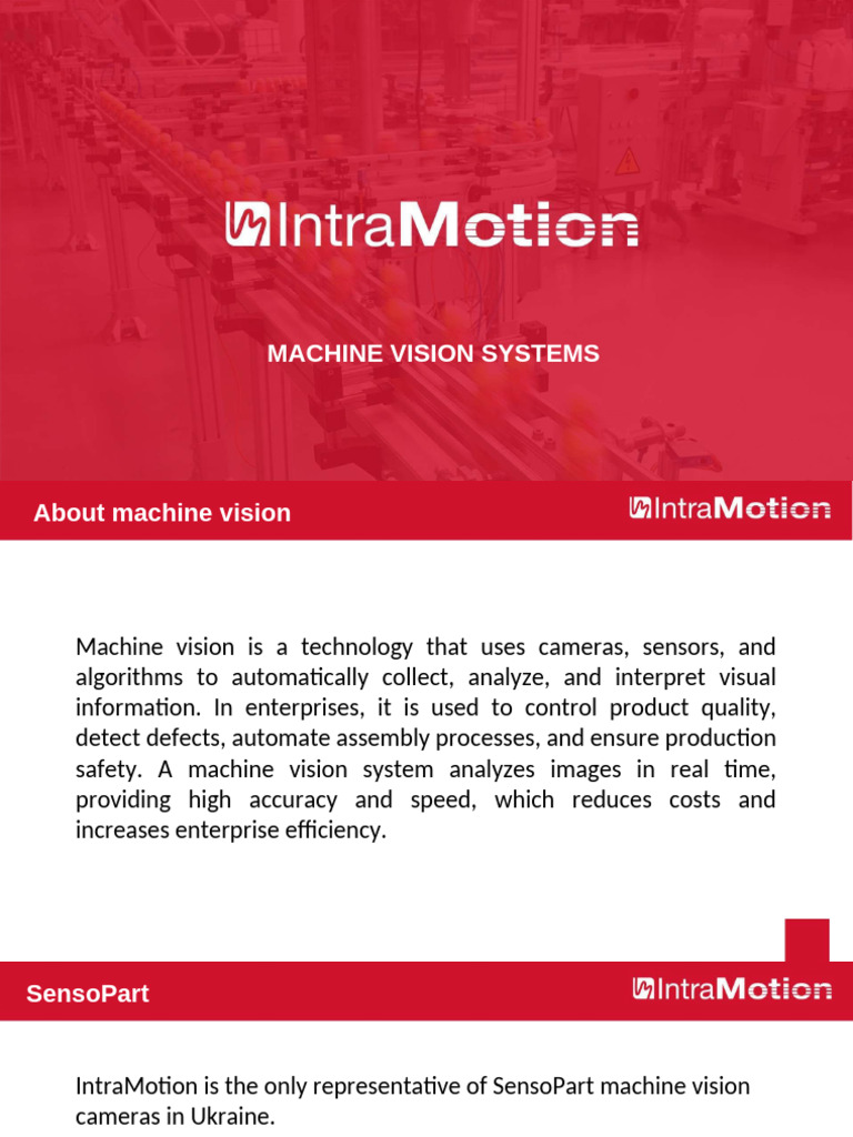 Machine Vision Systems Overview | PDF | Automation | Reliability ...