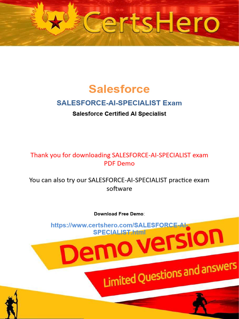 Salesforce AI Specialist Demo | PDF | Artificial Intelligence ...