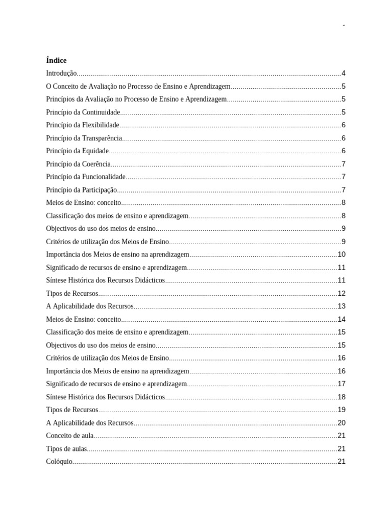 Avaliação e Meios de Ensino Eficazes | PDF | Pedagogia | Aprendizado