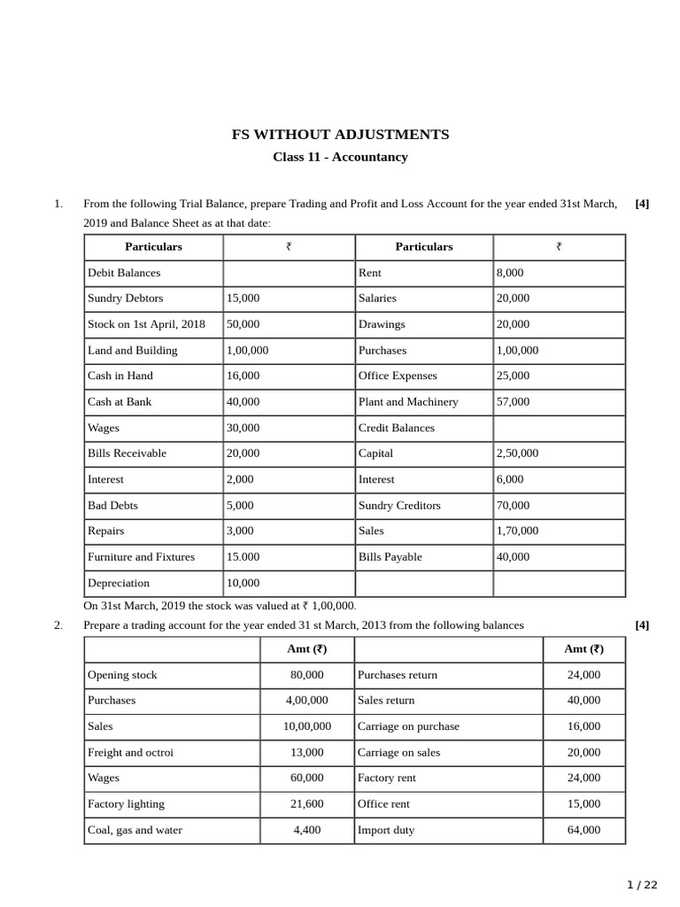 Class 11 Income Tax Calculation Guide | PDF | Debits And Credits | Expense
