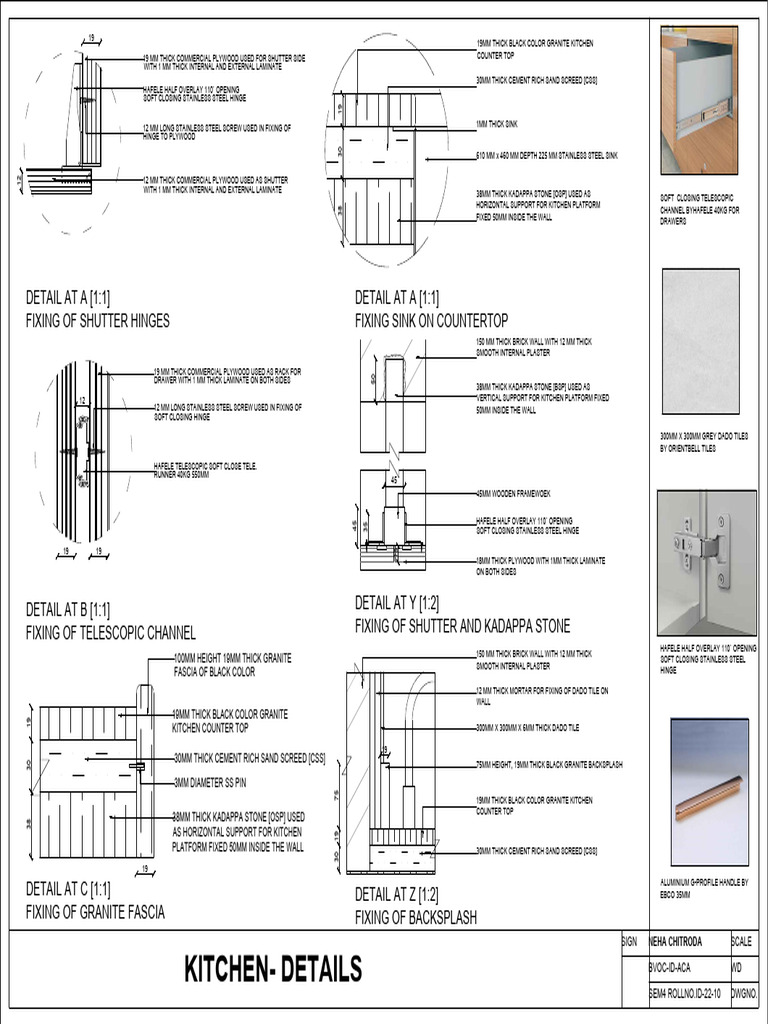 Kitchen Design Specifications and Details | PDF | Countertop | Home