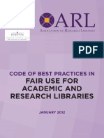 Code of Best Practices Fair Use