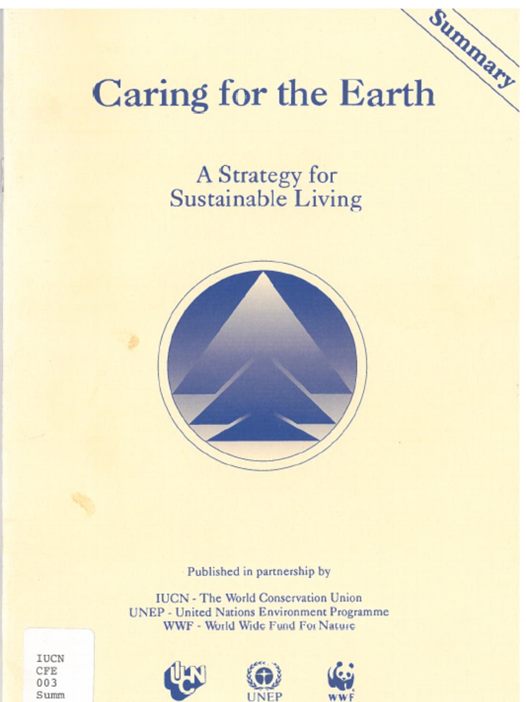 Caring For The Earth 2 Pdf Sustainability Agriculture