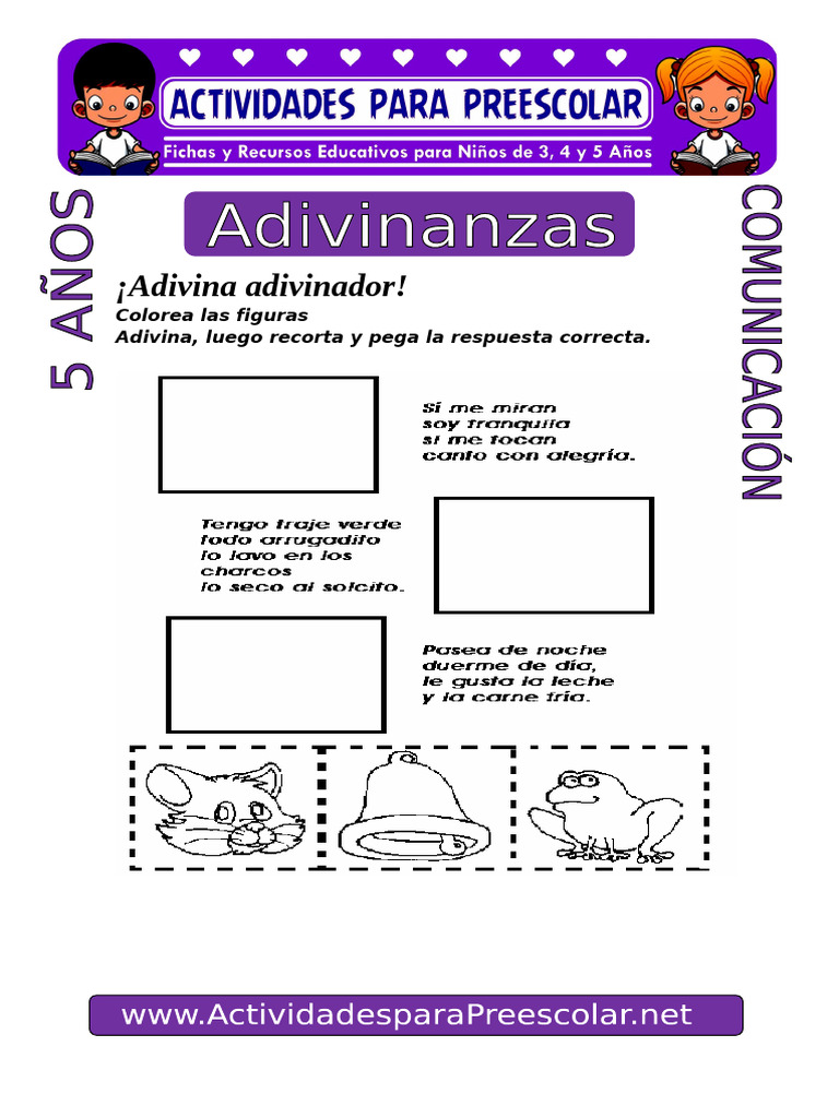 Adivinanzas para Niños de 5 Años | PDF