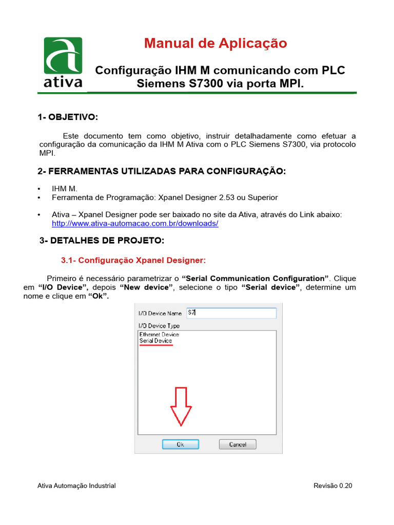 Configuração IHM M com PLC S7300 via MPI | PDF | Eletrônicos | Dados de ...