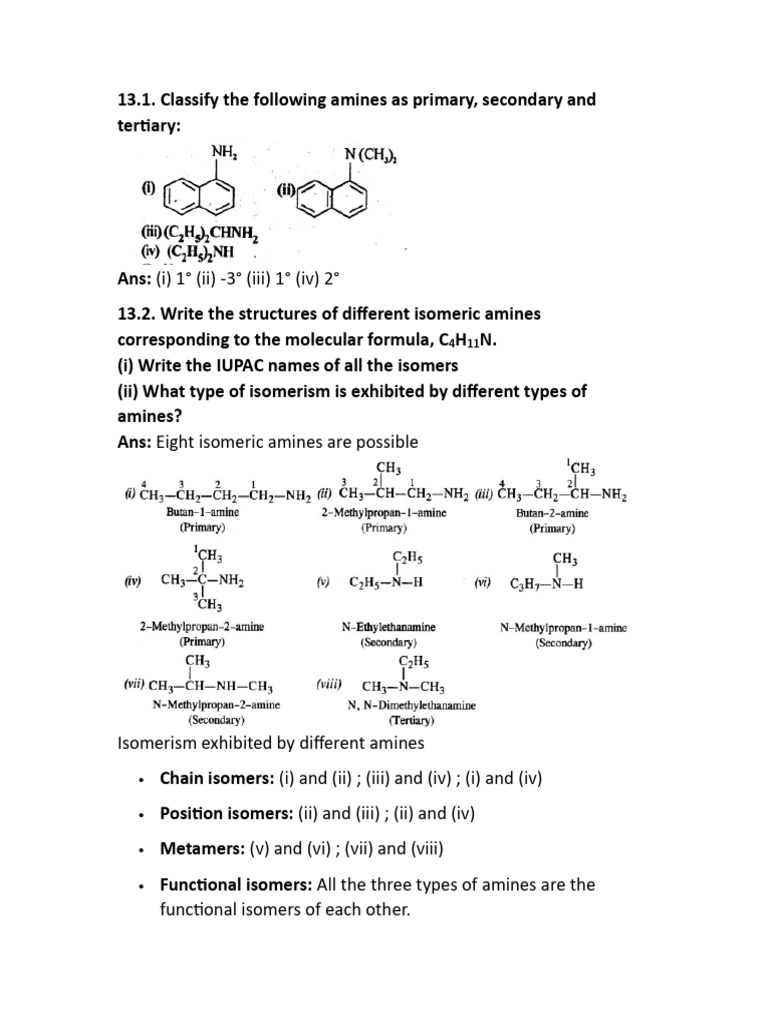 Amines | PDF | Amine | Acid