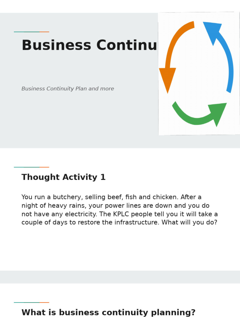 Business Continuity Planning Guide | PDF | Business