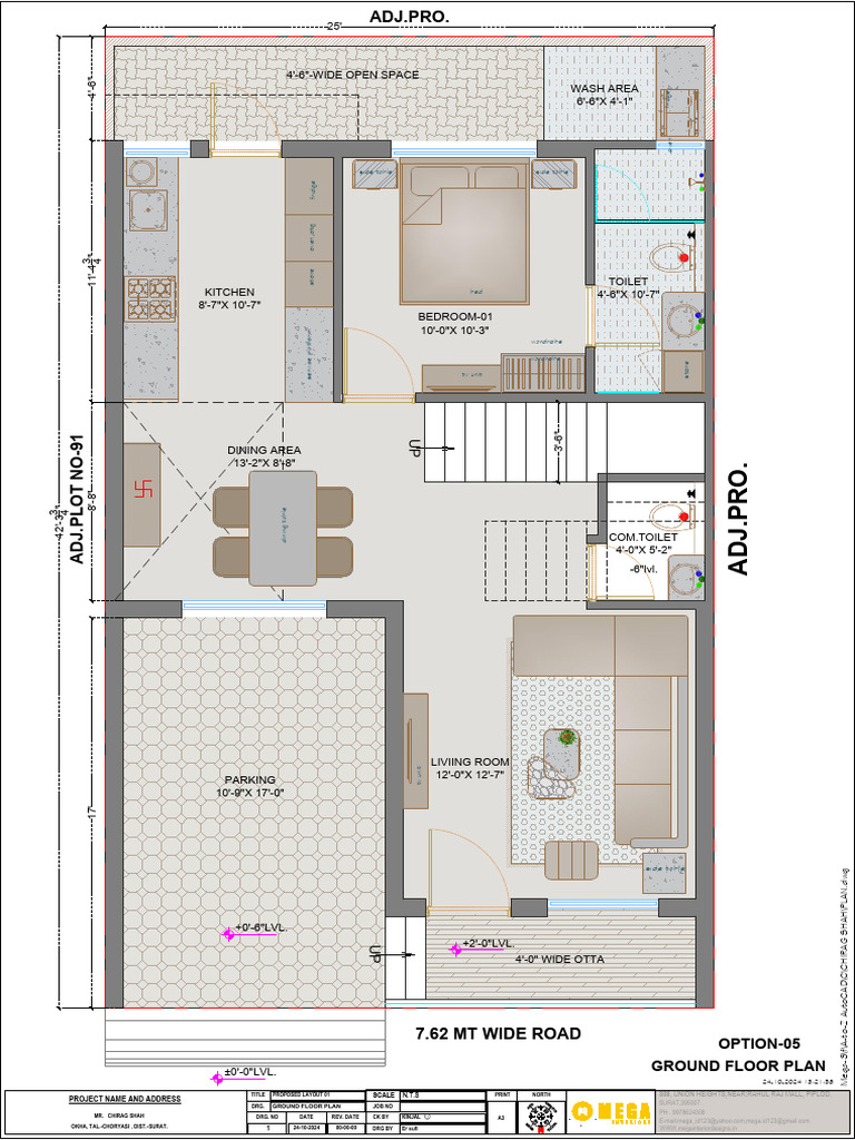 Ground Floor Plan Option-05 | PDF