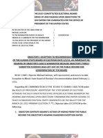 Request for Re-Hearing In Obama Illinois Challenge