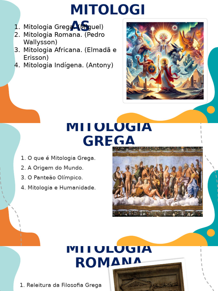 Slide Filosofia (Mitologia) | PDF