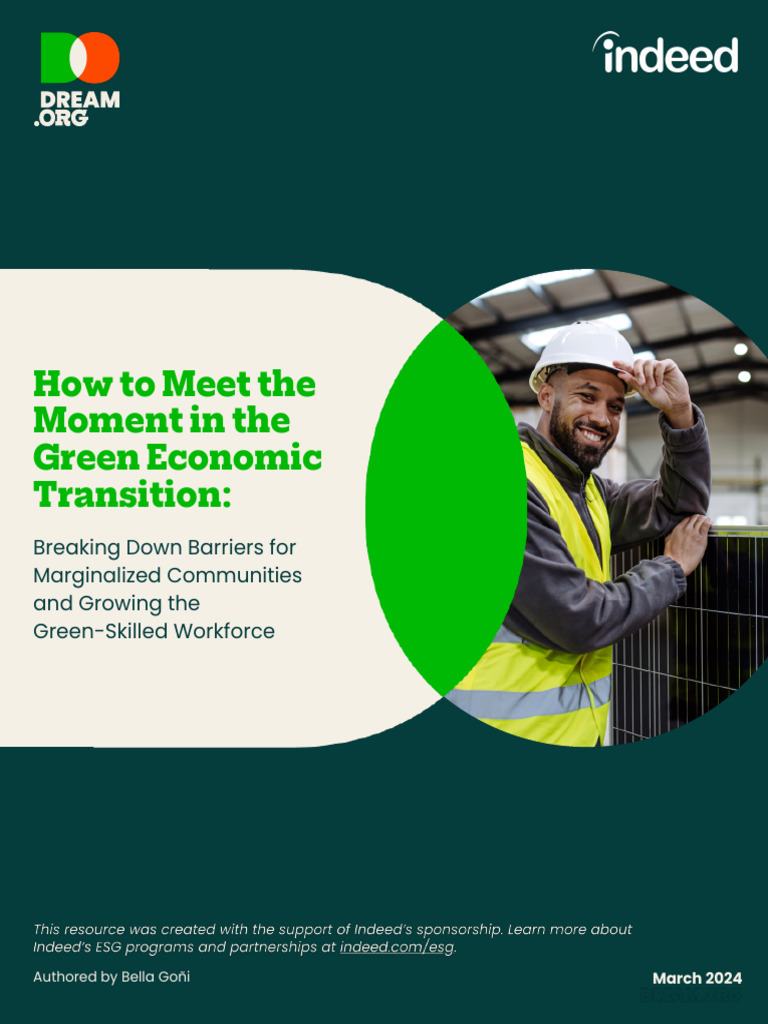 Green Jobs for Marginalized Communities | PDF | Green Job | Employment