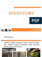 Tugas Kelompok Manajemen Logistik - InVENTORY - Andy Samuel Pakpahan (122100018) & Vicky F Vakhrrurazy (122100154) - Prof.dr. Syamsir Abduh