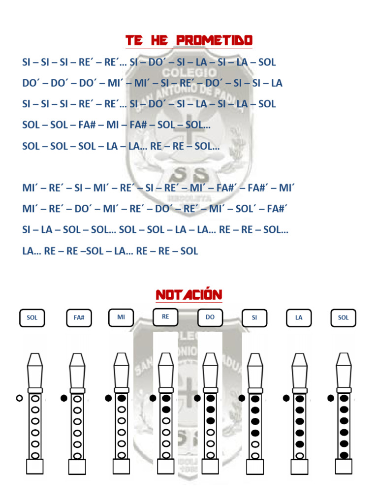 Te He Prometido | PDF, image size:768x1024