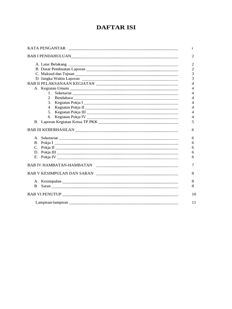 Daftar Isi | PDF