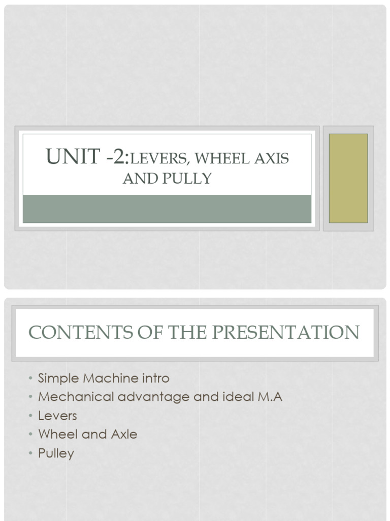 DS Unit-2.1 | PDF | Machines | Mechanics