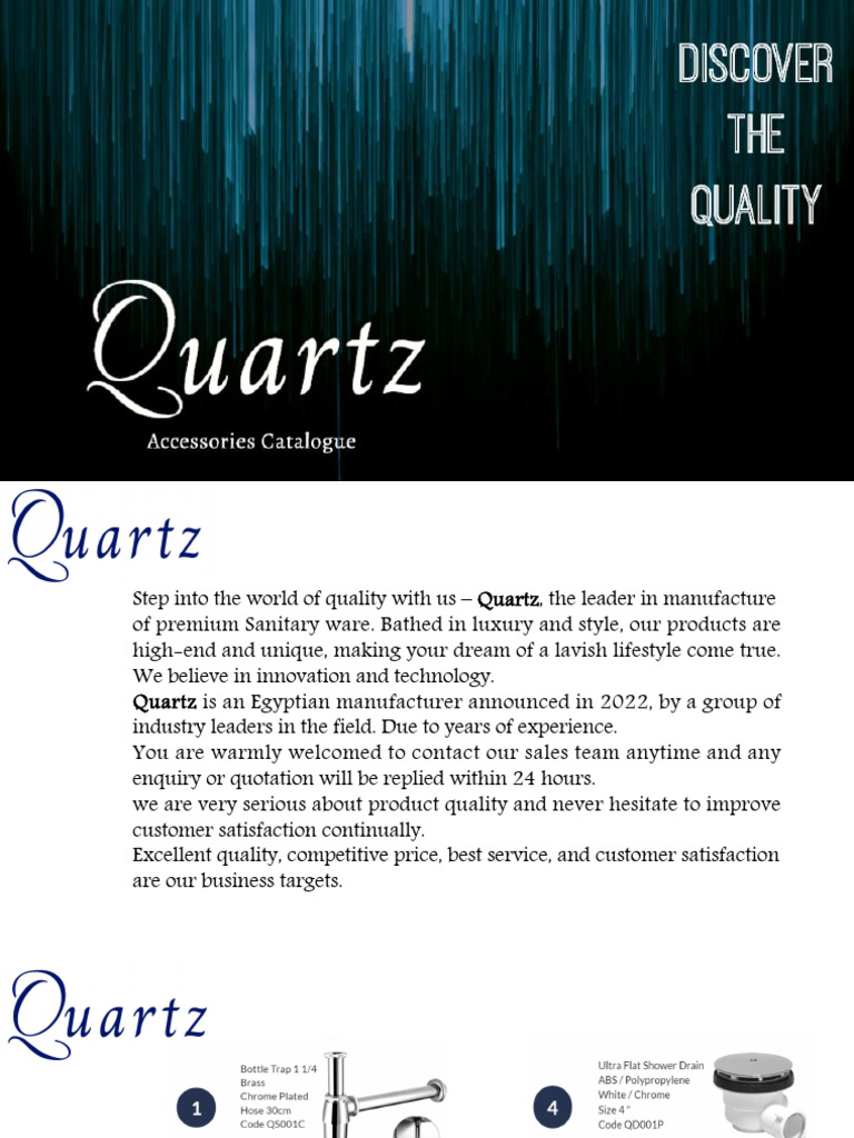 Quartz Digital Spares Catalogue 2022 | PDF