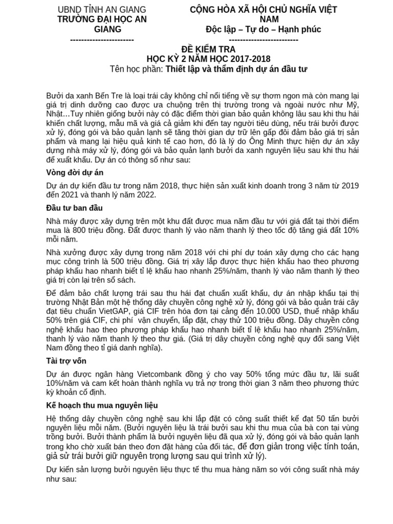 De So 2 Buoi Da Xanh Xuat Khau | PDF