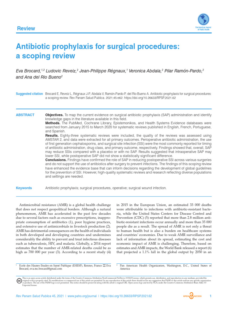 Antibiotic Prophylaxis For Surgical | PDF | Antimicrobial Resistance ...