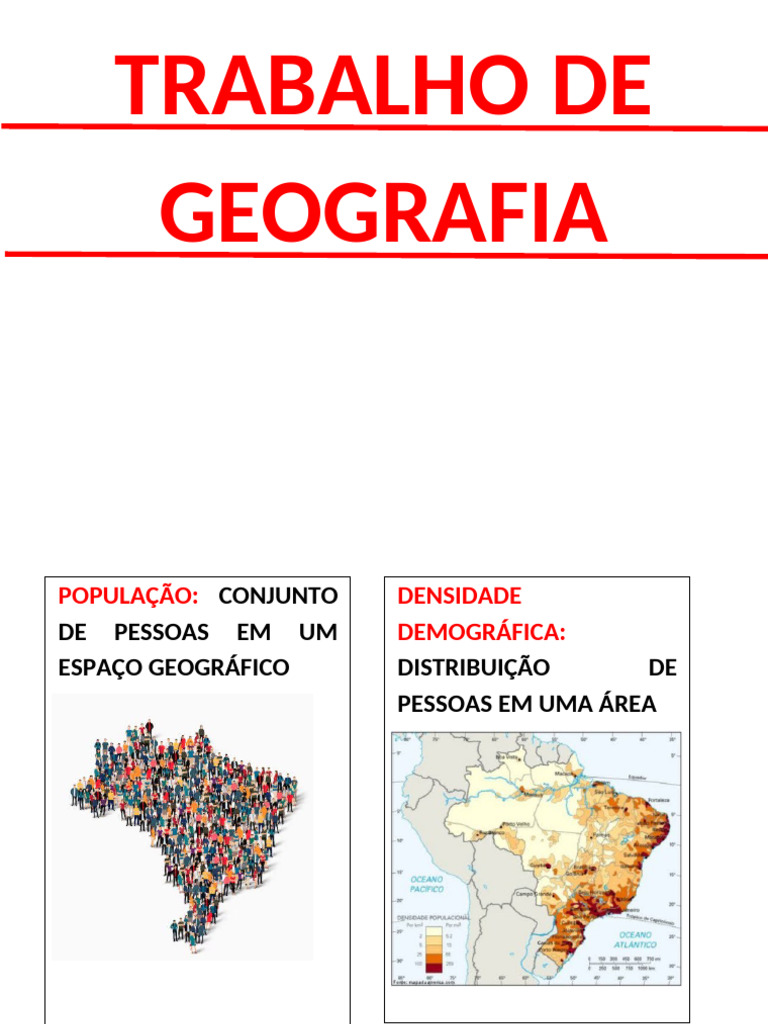 TRABALHO DE GEOGRAFIA | PDF