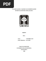 Download SKRIPSI ANALISIS FAKTOR  FAKTOR YANG MEMPENGARUHI by Nilwan Aris SN80617001 doc pdf