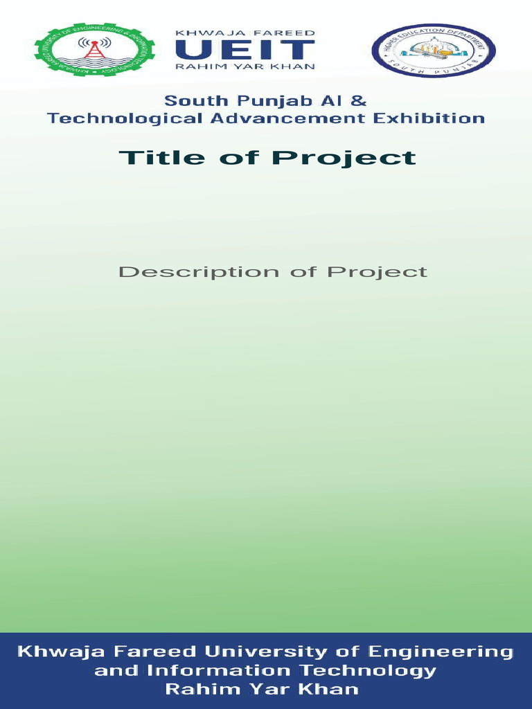 Project Overview and Description | PDF