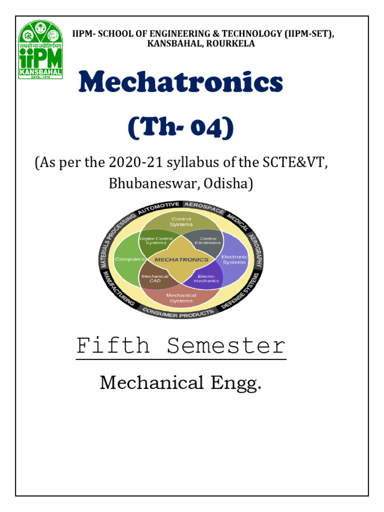 Mechatronics Course Outline and Topics | PDF | Gear | Belt (Mechanical)