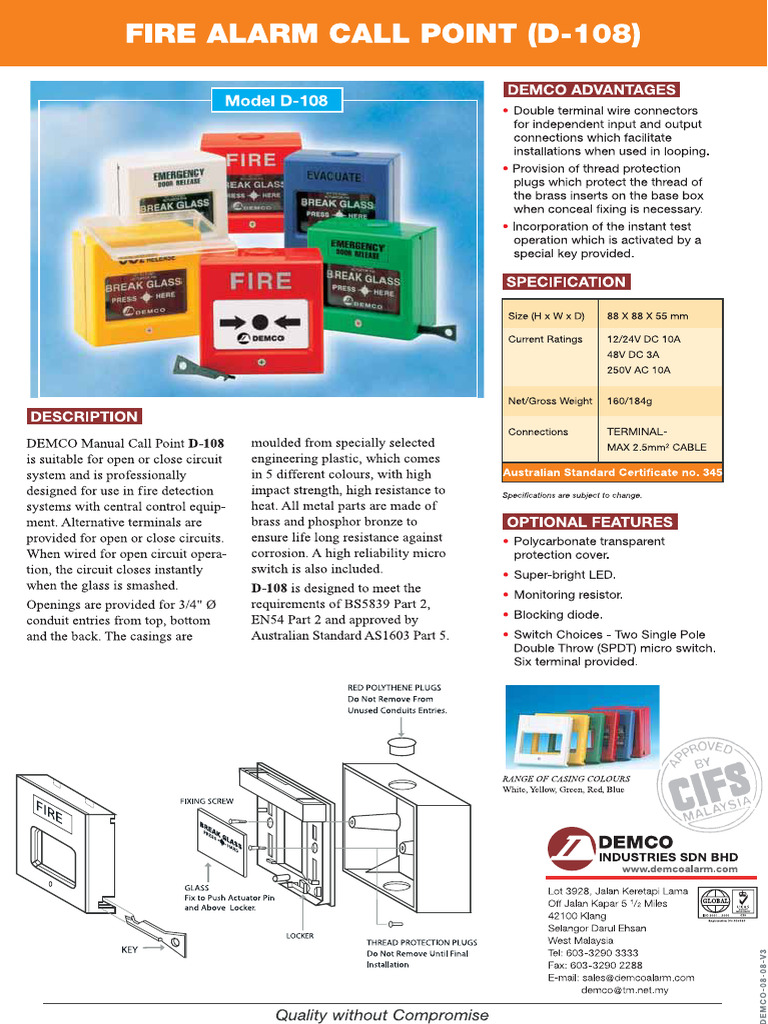 Manual Release D-108 | PDF