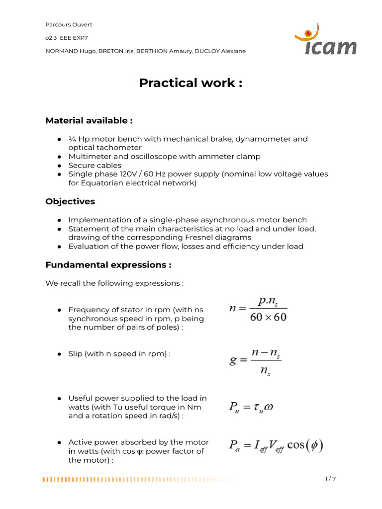 EEE PW Report.docx | PDF | Electromagnetism | Electric Power