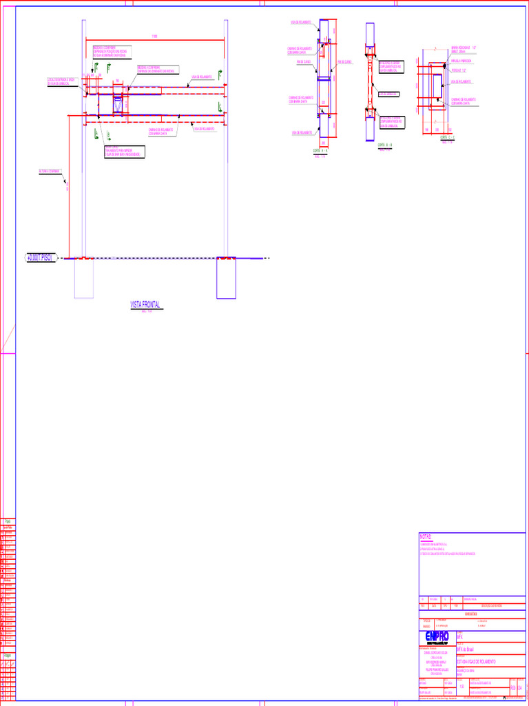 1036-Est-004-Vigas de Rolamento - R00 | PDF