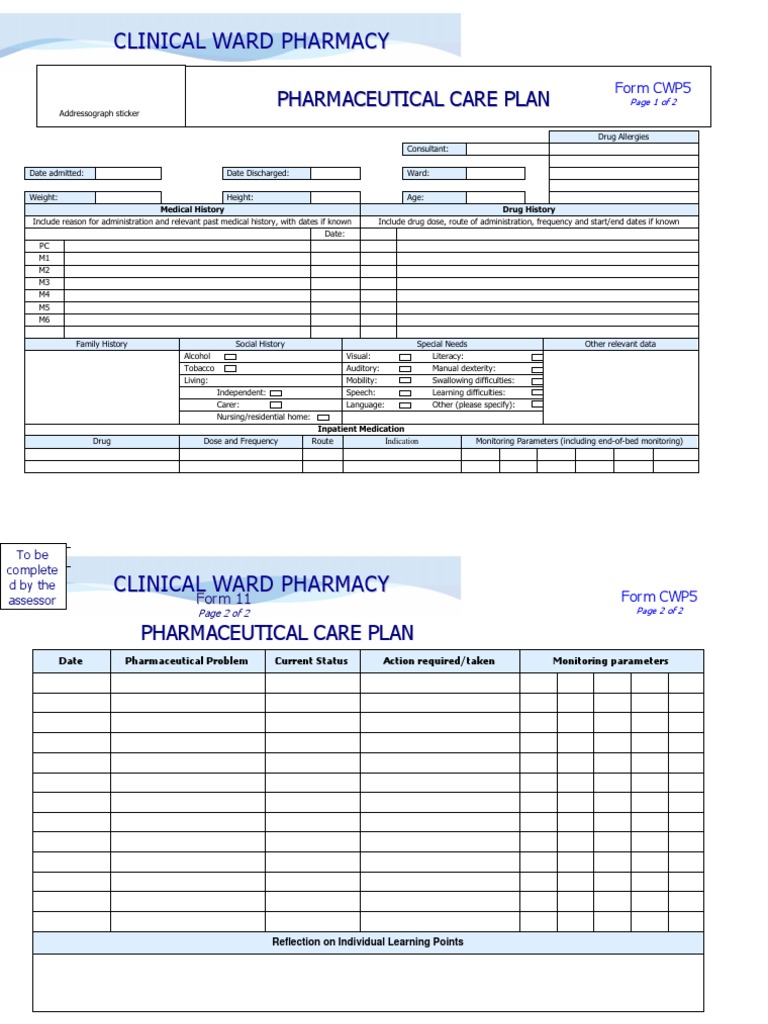 Clinical Ward Pharmacy PCP 1 | PDF | Wellness | Science & Mathematics