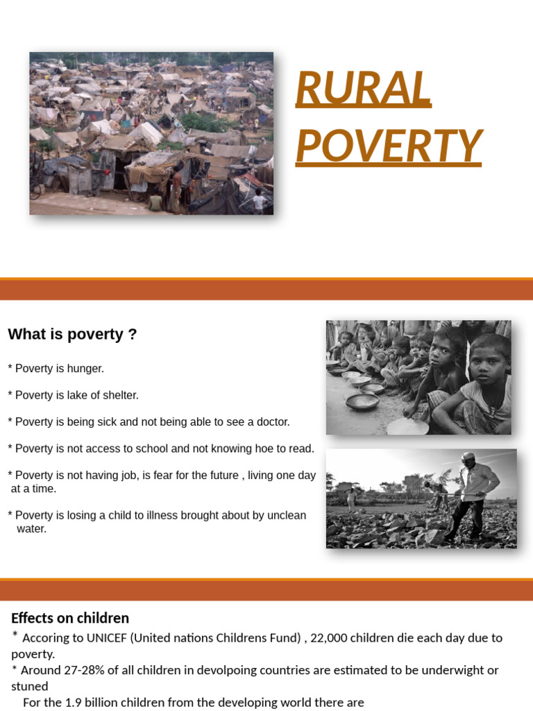 Rural Poverty | PDF