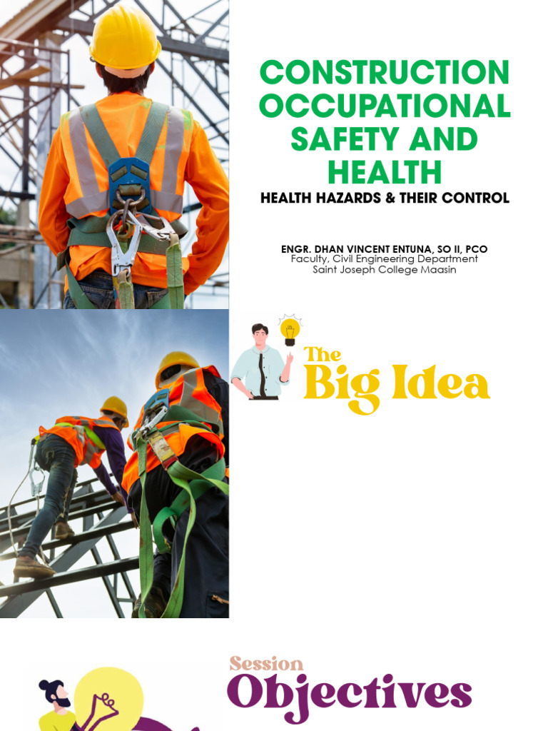 Construction Health Hazards Overview | PDF | Hazards | Occupational ...