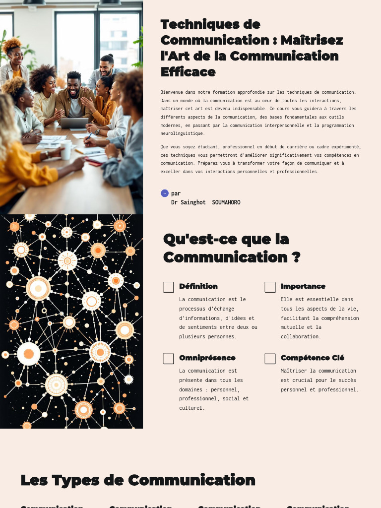 Techniques de Communication Efficace | PDF | la communication ...