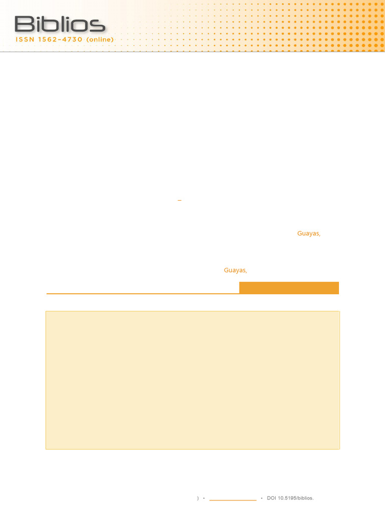 Procesos editoriales en revistas científicas: Un análisis bibliométrico ...