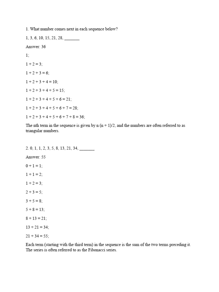 3238logical skills pdf sequence numbers