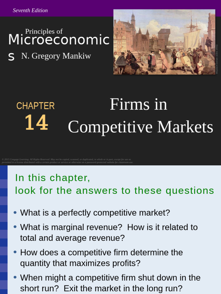 Micro Ch14 Presentation7e | PDF | Perfect Competition | Profit (Economics)
