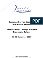 Batam Information Booklet for CJC Students